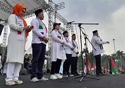 Demo Palestina Di Monas Hari Ini